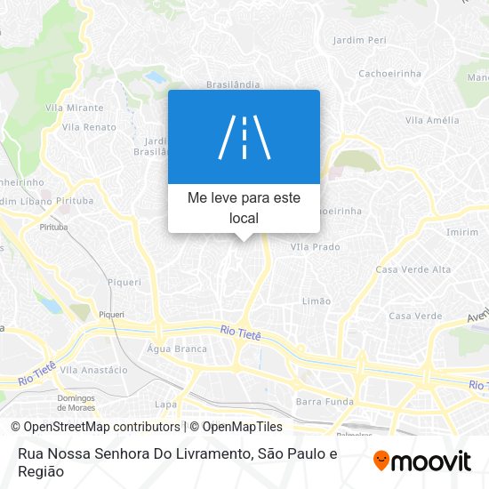 Rua Nossa Senhora Do Livramento mapa