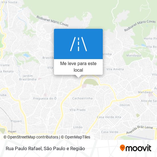 Rua Paulo Rafael mapa