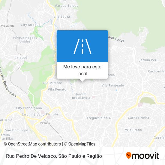 Rua Pedro De Velasco mapa