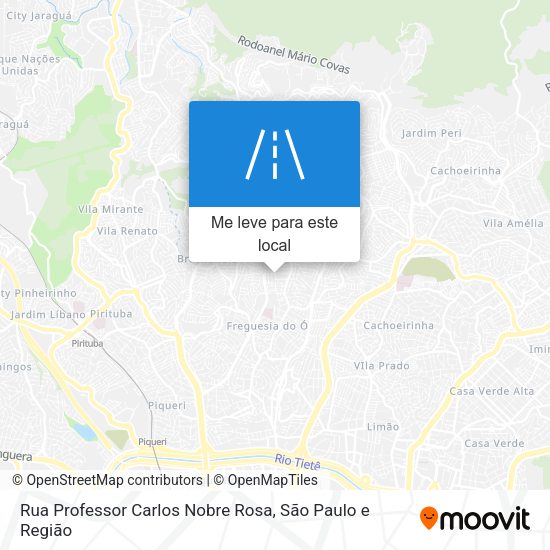 Rua Professor Carlos Nobre Rosa mapa