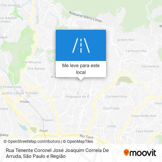 Rua Tenente Coronel José Joaquim Correia De Arruda mapa