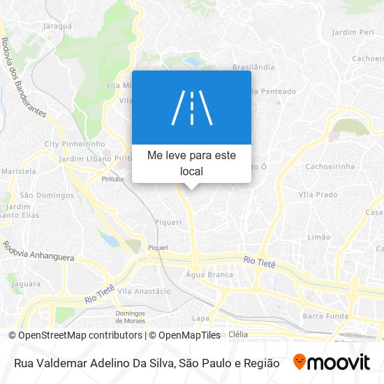 Rua Valdemar Adelino Da Silva mapa