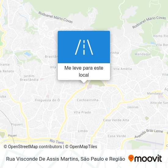 Rua Visconde De Assis Martins mapa