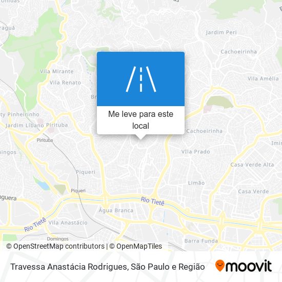 Travessa Anastácia Rodrigues mapa