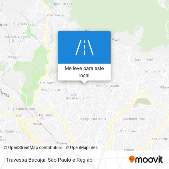 Travessa Bacajai mapa