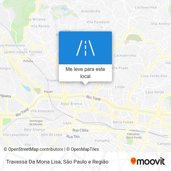 Travessa Da Mona Lisa mapa