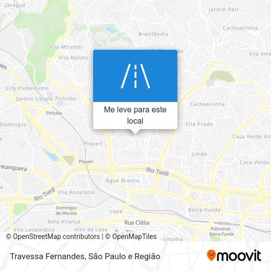 Travessa Fernandes mapa