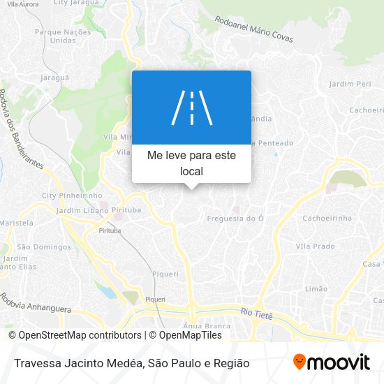 Travessa Jacinto Medéa mapa