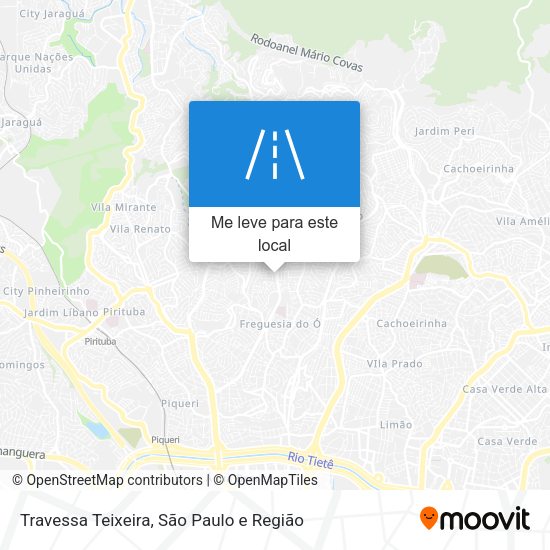 Travessa Teixeira mapa