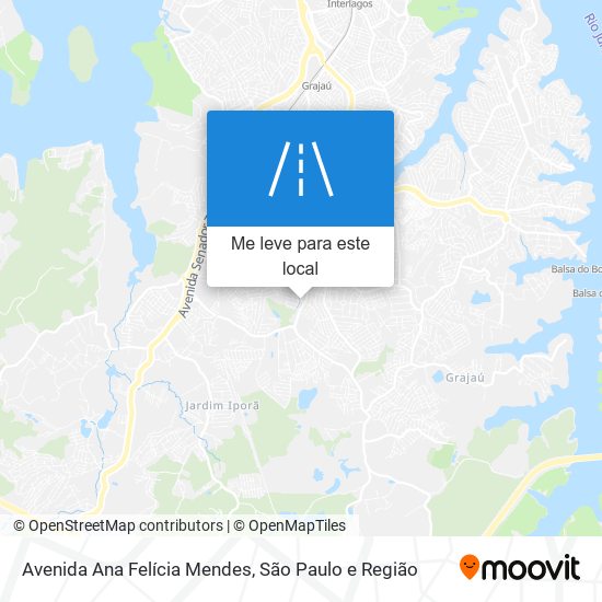 Avenida Ana Felícia Mendes mapa