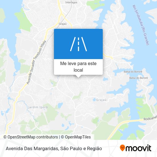 Avenida Das Margaridas mapa