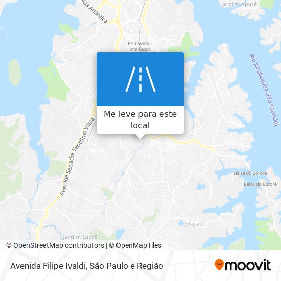 Avenida Filipe Ivaldi mapa