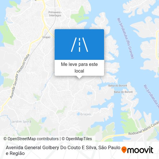 Avenida General Golbery Do Couto E Silva mapa
