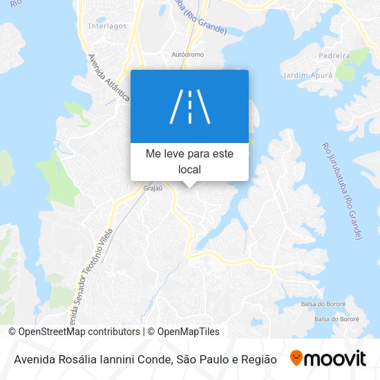 Avenida Rosália Iannini Conde mapa