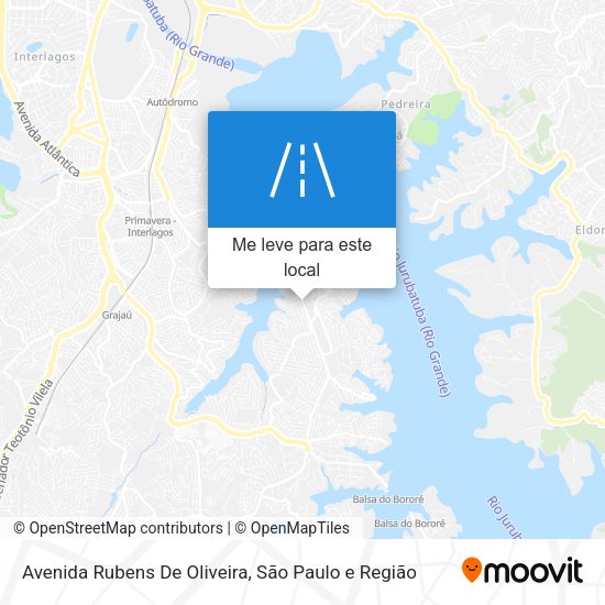 Avenida Rubens De Oliveira mapa