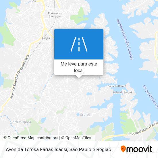 Avenida Teresa Farias Isassi mapa