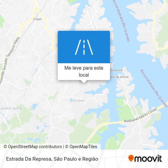Estrada Da Represa mapa