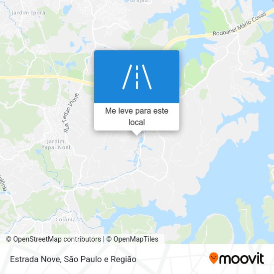 Estrada Nove mapa