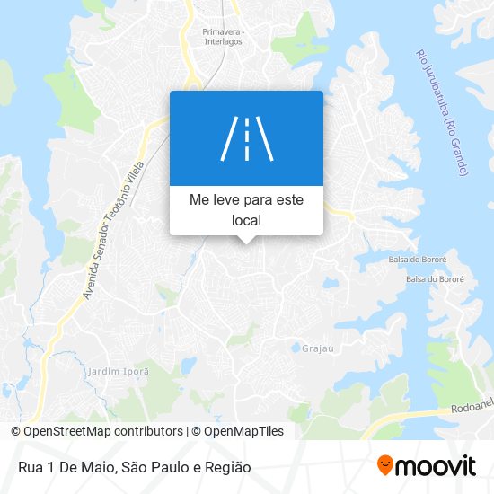 Rua 1 De Maio mapa