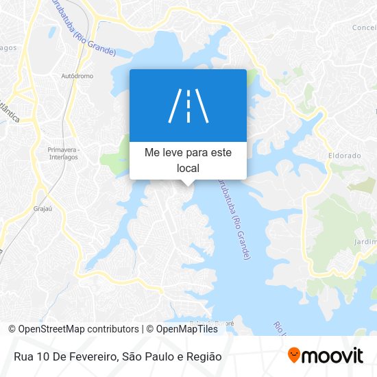 Rua 10 De Fevereiro mapa