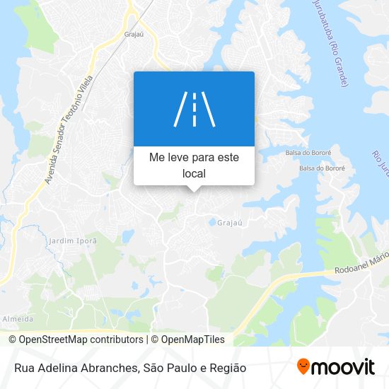 Rua Adelina Abranches mapa
