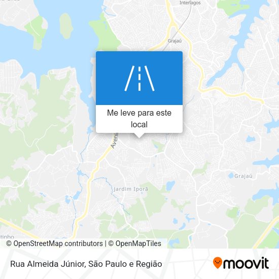 Rua Almeida Júnior mapa