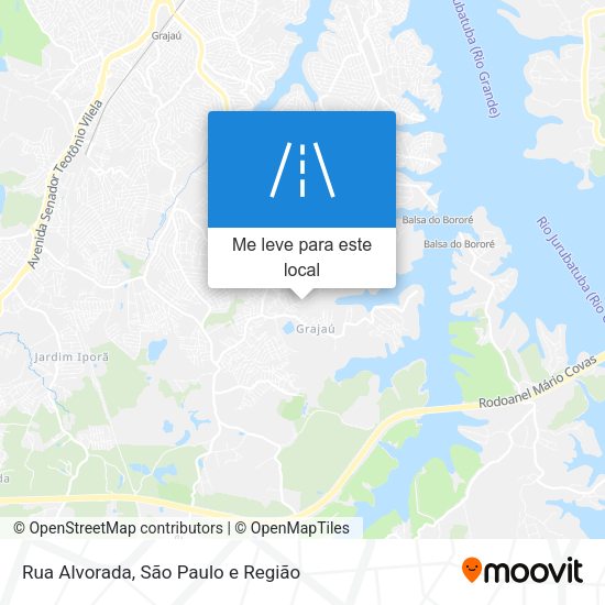 Rua Alvorada mapa