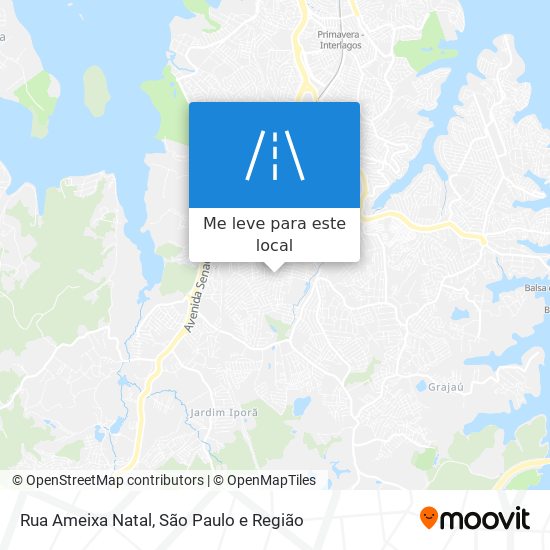 Rua Ameixa Natal mapa