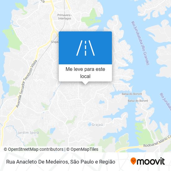 Rua Anacleto De Medeiros mapa