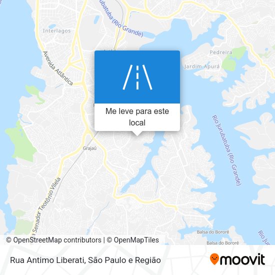 Rua Antimo Liberati mapa
