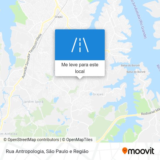 Rua Antropologia mapa