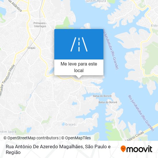 Rua Antônio De Azeredo Magalhães mapa