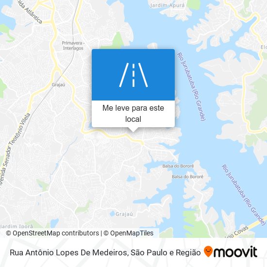 Rua Antônio Lopes De Medeiros mapa