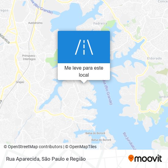 Rua Aparecida mapa