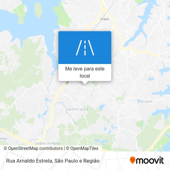 Rua Arnaldo Estrela mapa
