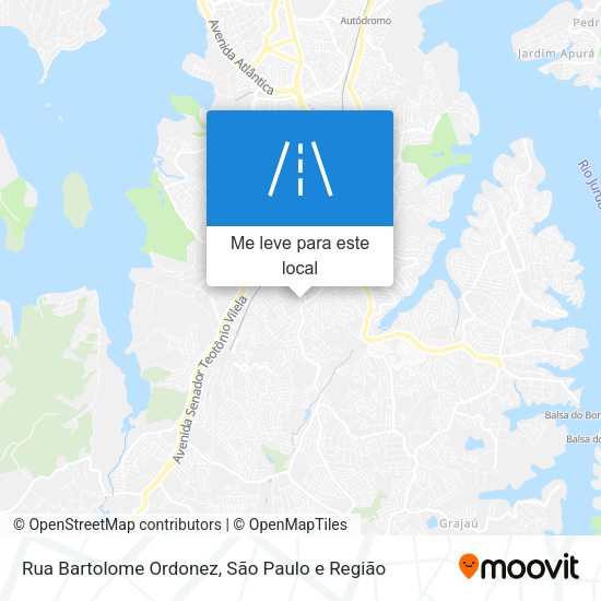 Rua Bartolome Ordonez mapa