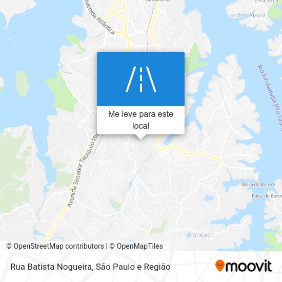Rua Batista Nogueira mapa