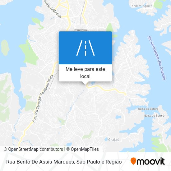 Rua Bento De Assis Marques mapa