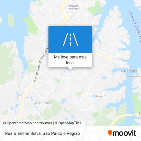 Rua Blanche Selva mapa