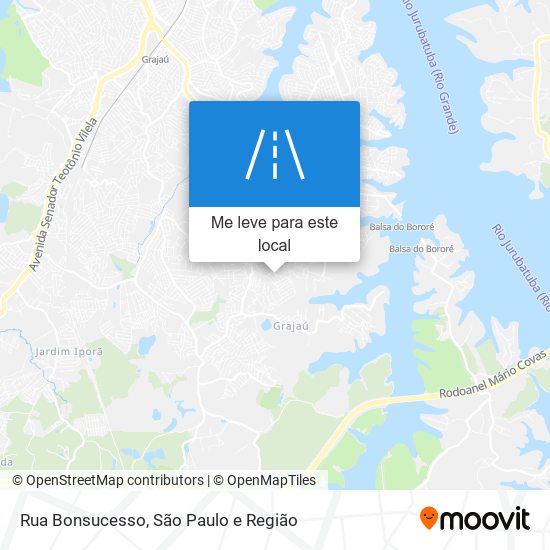 Rua Bonsucesso mapa