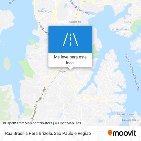 Rua Brasília Pera Brizola mapa