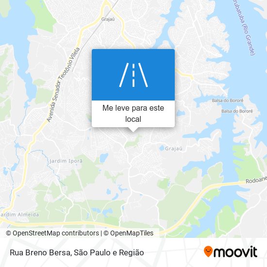 Rua Breno Bersa mapa