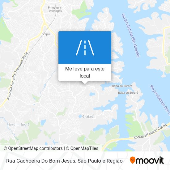 Rua Cachoeira Do Bom Jesus mapa