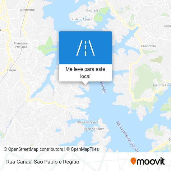 Rua Canaã mapa