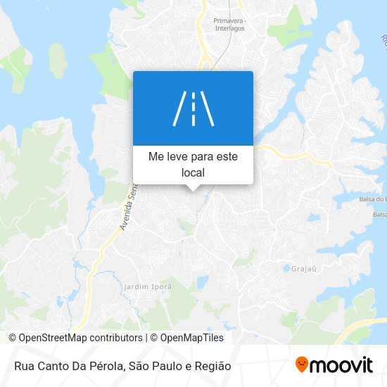 Rua Canto Da Pérola mapa