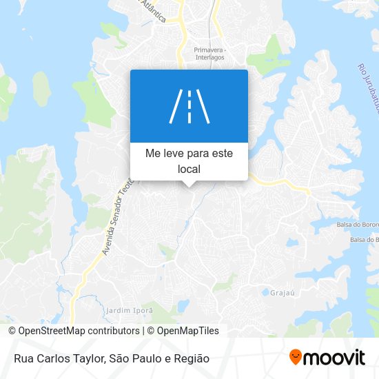 Rua Carlos Taylor mapa