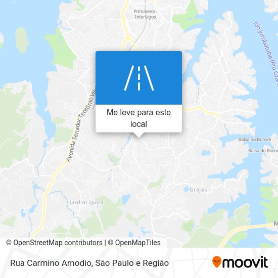 Rua Carmino Amodio mapa