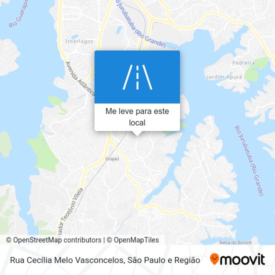 Rua Cecília Melo Vasconcelos mapa