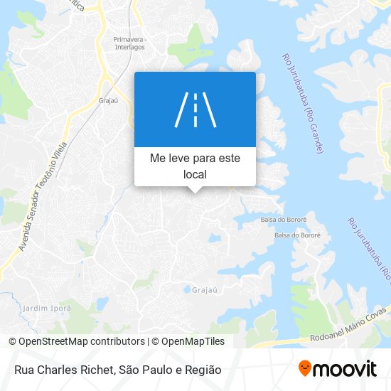 Rua Charles Richet mapa