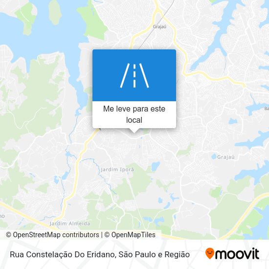 Rua Constelação Do Eridano mapa